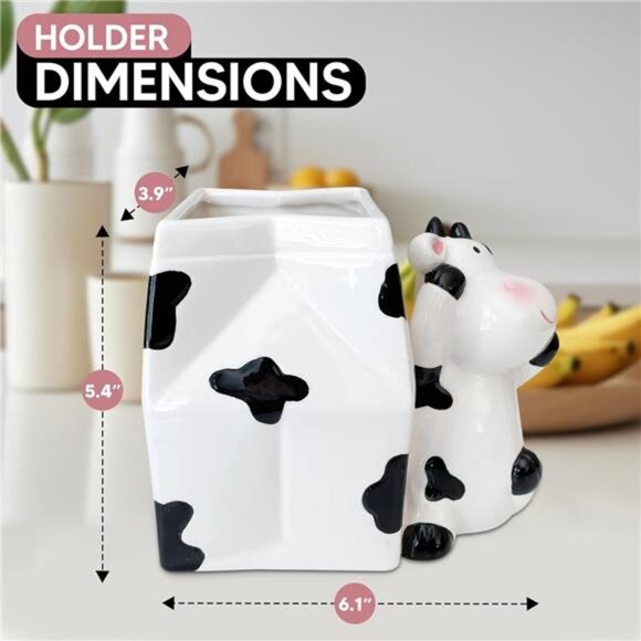 Utensil Holder | Cow Gifts For Women - Picture 7 of 8